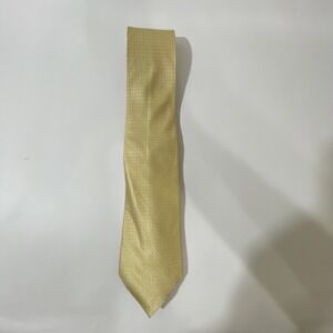 Donald J Trump Necktie Signature Collection Silk Tie Gold Yellow‎   Geometric
